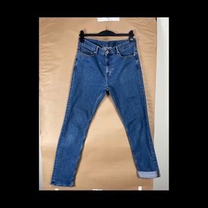 Slim fit denim pants
